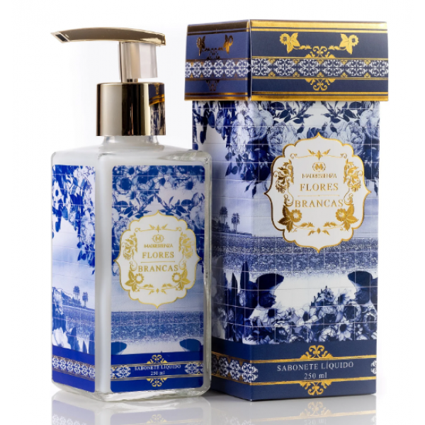 SABONETE LÍQUIDO FLORES BRANCAS - 250ML