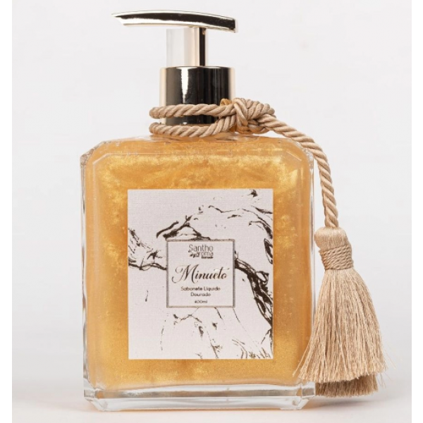  Sabonete Líquido Dourado Minueto - 400ml 