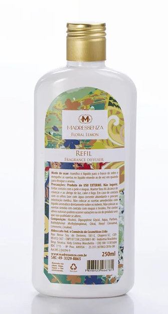 REFIL DIFUSOR DE AMBIENTE FLORAL LEMON