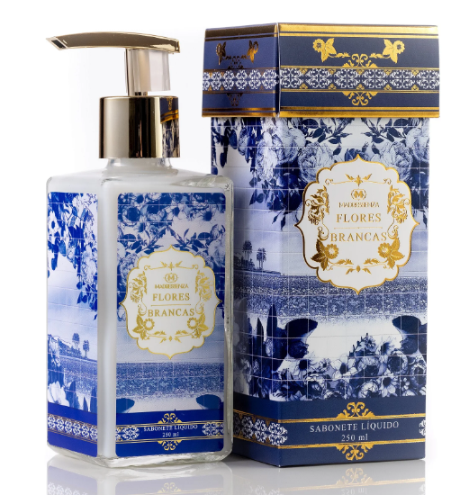 SABONETE LÍQUIDO FLORES BRANCAS - 250ML