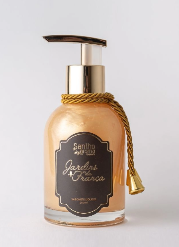  Sabonete Líquido Dourado Jardins da França - 200ml 