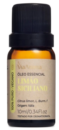 Óleo Essencial Limão Siciliano Via Aroma - 10ml