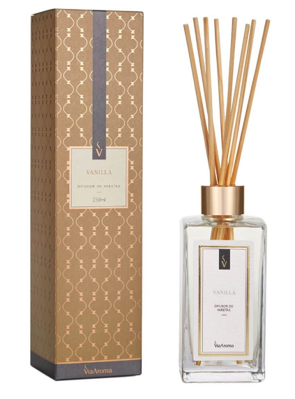 Difusor de Varetas Vanilla Via Aroma - 250ml